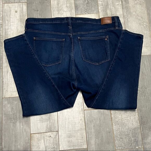 Madewell 9" Mid-Rise Skinny Denim Magic Stretch Jean in Wash L9933 Size 37 - Picture 9 of 13